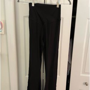 aerie crossover flare leggings